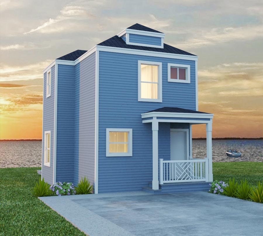 Las Joyas South Padre Beach Houses - Beach Houses for Sale - Unit Type E1